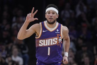 Devin Booker a brillé jeudi face aux Hawks KEYSTONE/AP/Darryl Webb